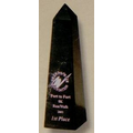 10" Black Marble Obelisk Award